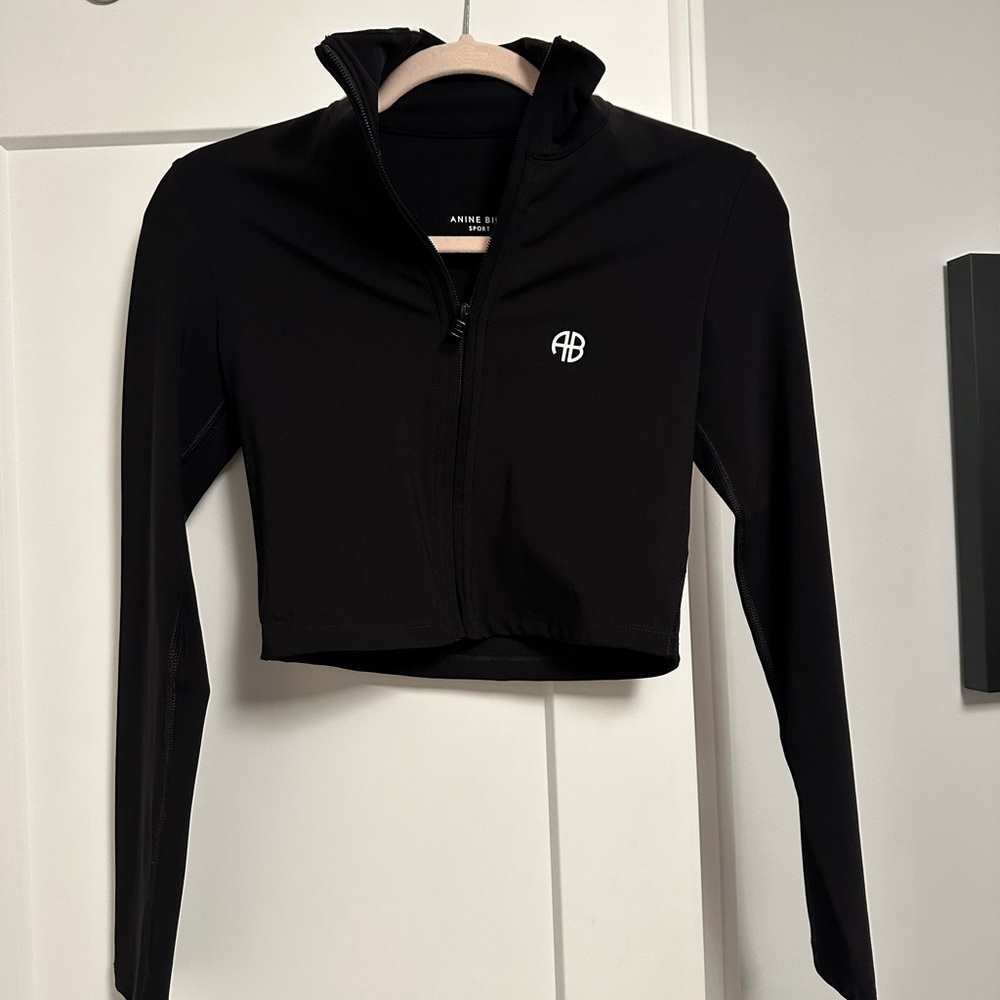 Anine Bing zip up mini jacket